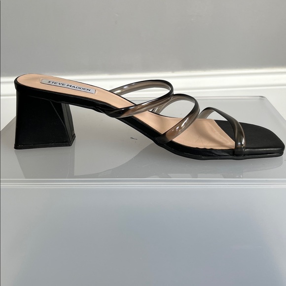 Steve Madden Hanya Block Heel Slides - Picture 2 of 11